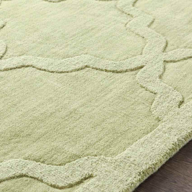 Ermont Modern Grass Green Area Rug