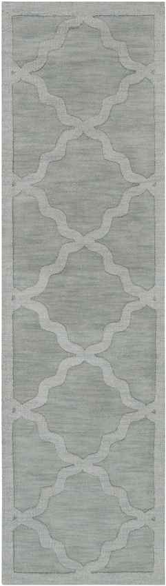 Ermont Modern Ice Blue Area Rug