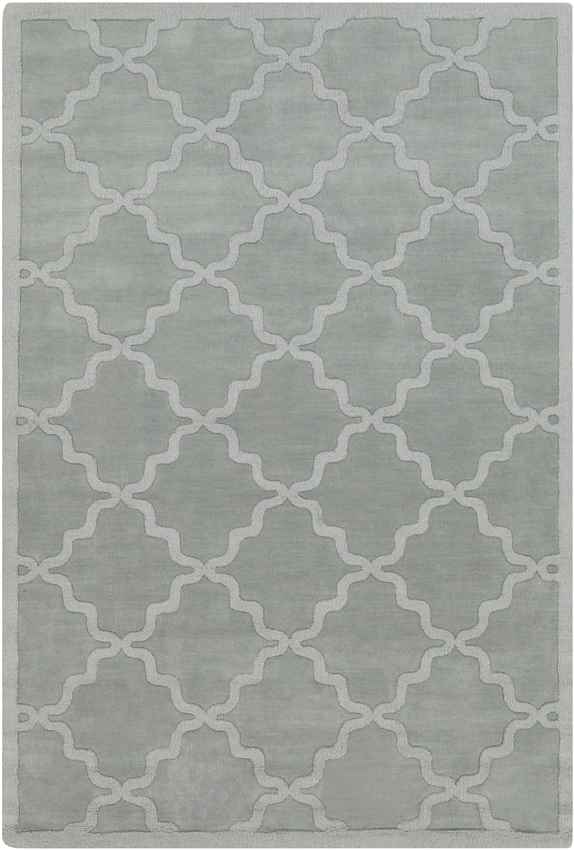 Ermont Modern Ice Blue Area Rug