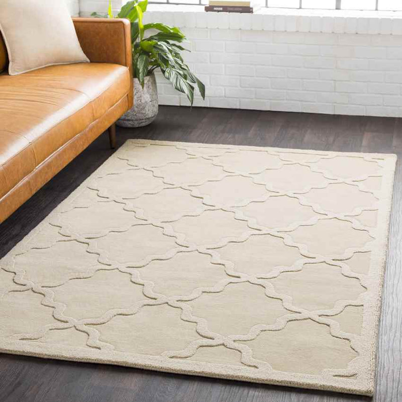 Ermont Modern Cream Area Rug