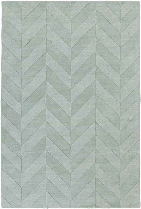 Menton Modern Ice Blue Area Rug