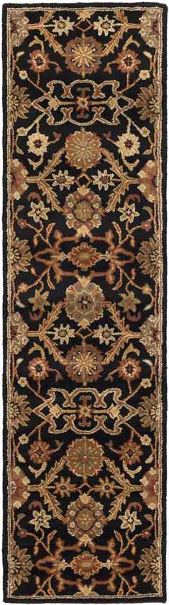 Nijstad Traditional Black Area Rug