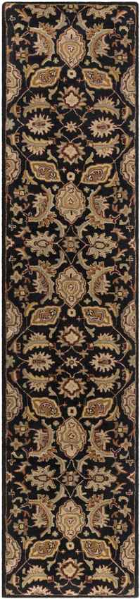 Nolde Traditional Black Area Rug