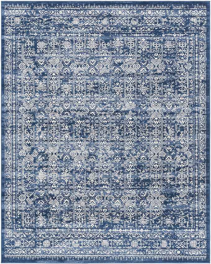 Hyeres Traditional Denim Area Rug