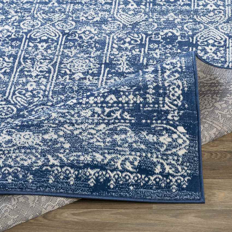 Hyeres Traditional Denim Area Rug