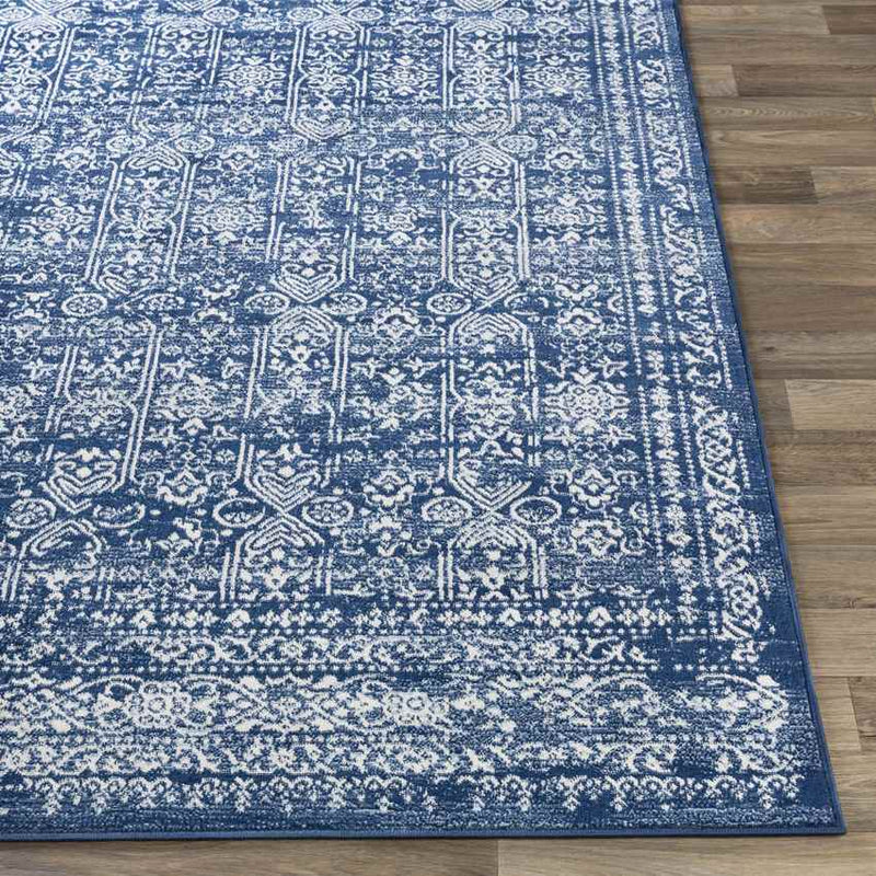 Hyeres Traditional Denim Area Rug