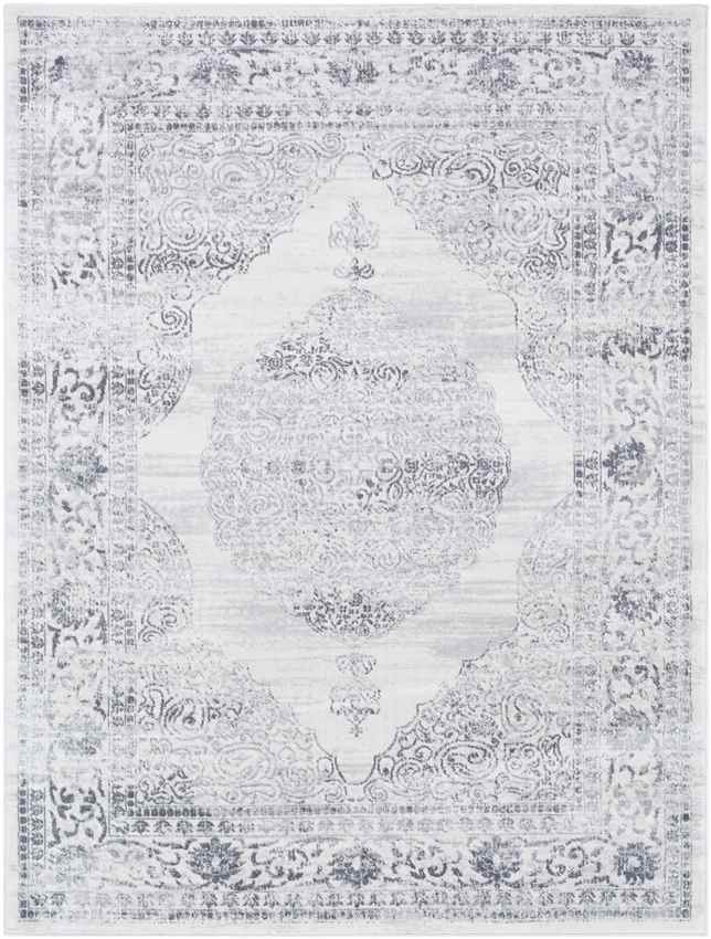 Peest Traditional Medium Gray Area Rug