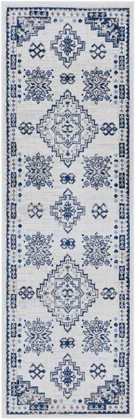 Pikveld Traditional White Area Rug