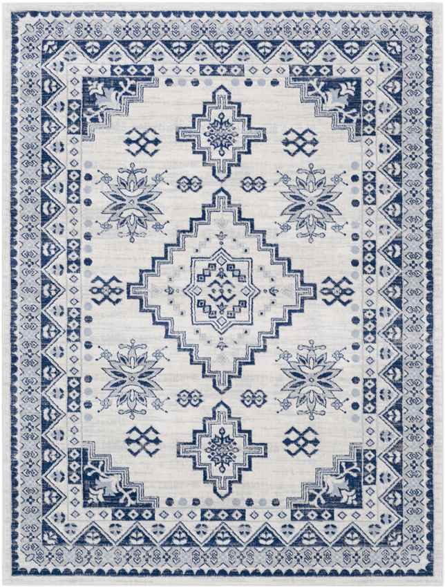 Pikveld Traditional White Area Rug