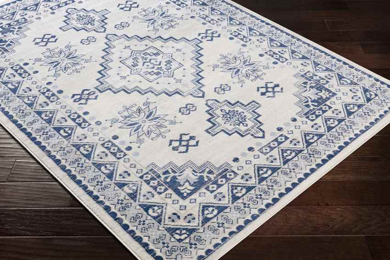 Pikveld Traditional White Area Rug