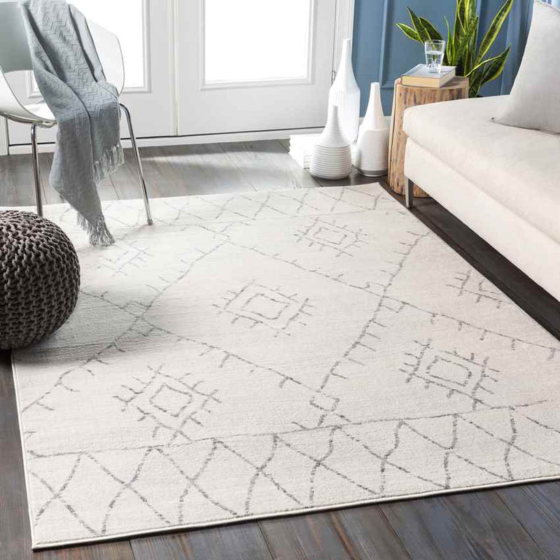 Rogat Global White Area Rug