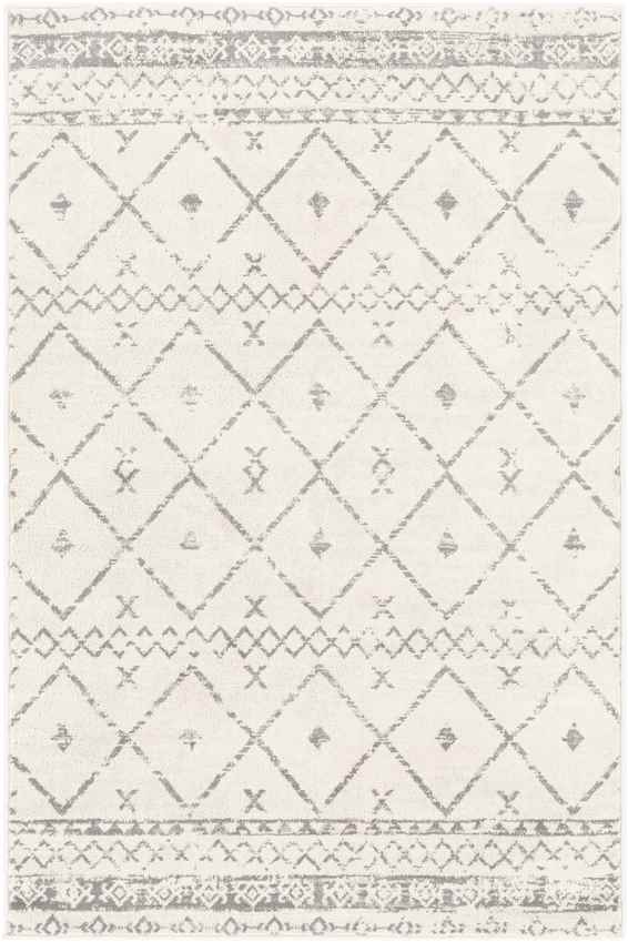 Rolde Global White Area Rug