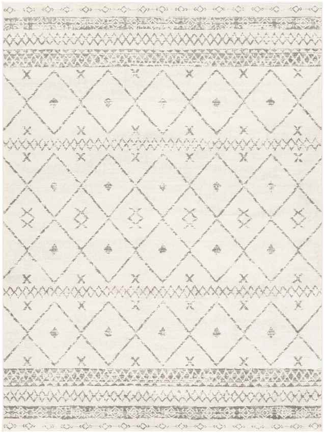 Rolde Global White Area Rug