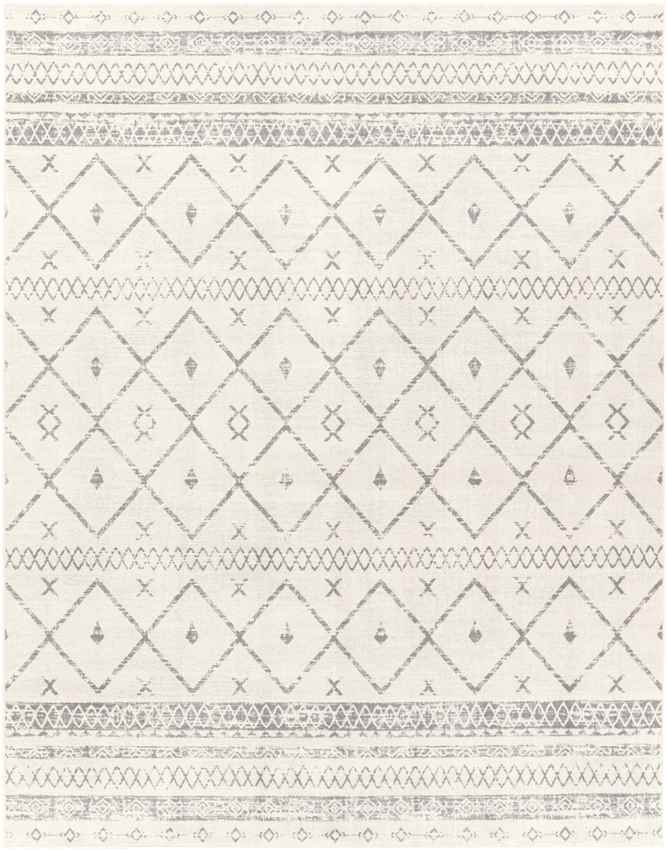 Rolde Global White Area Rug