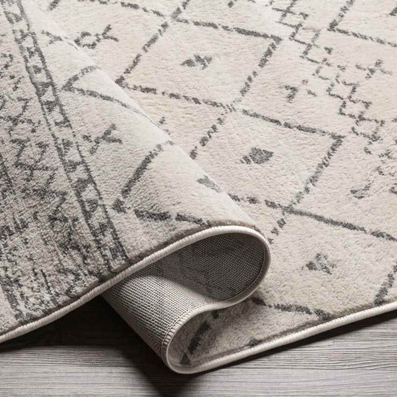 Rolde Global White Area Rug