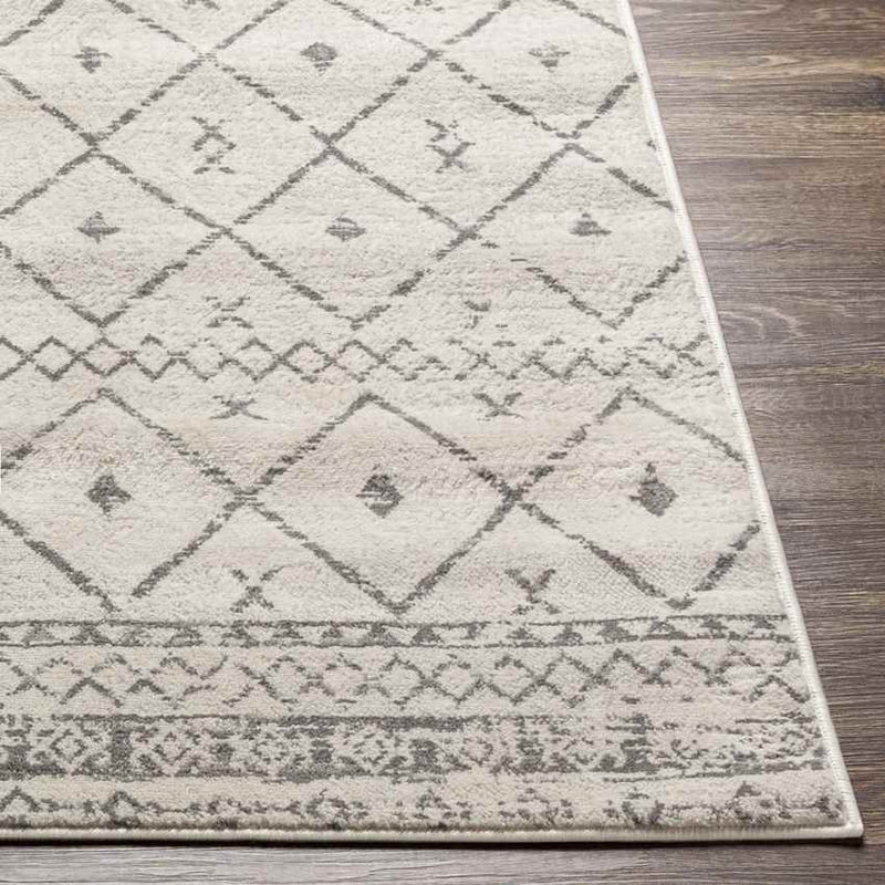 Rolde Global White Area Rug