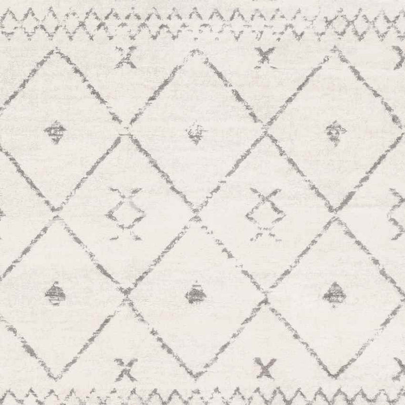 Rolde Global White Area Rug