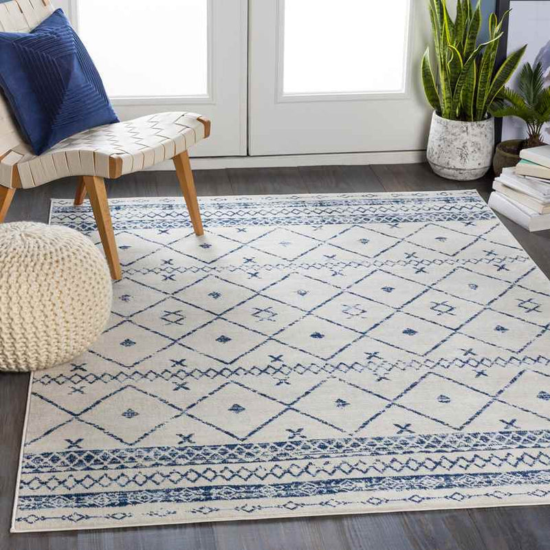 Rolde Global Dark Blue Area Rug