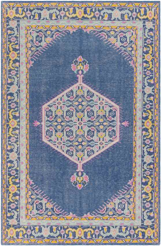 Lieving Traditional Navy Area Rug