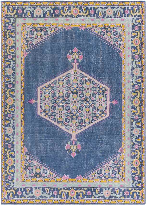 Lieving Traditional Navy Area Rug