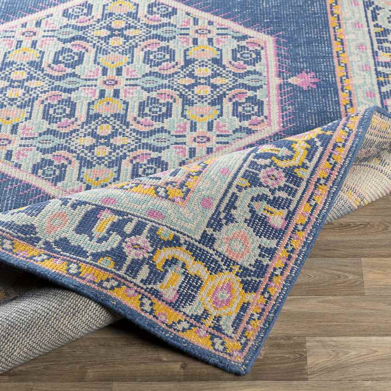 Lieving Traditional Navy Area Rug