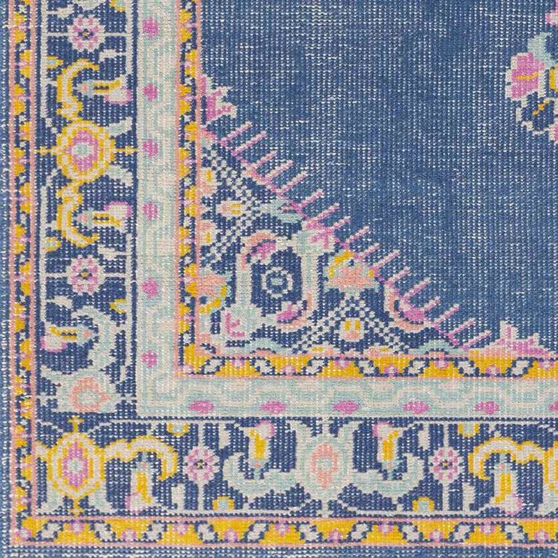 Lieving Traditional Navy Area Rug