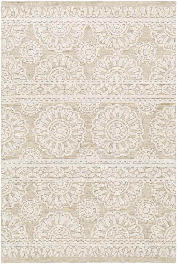 Newmarket Traditional Khaki Area Rug