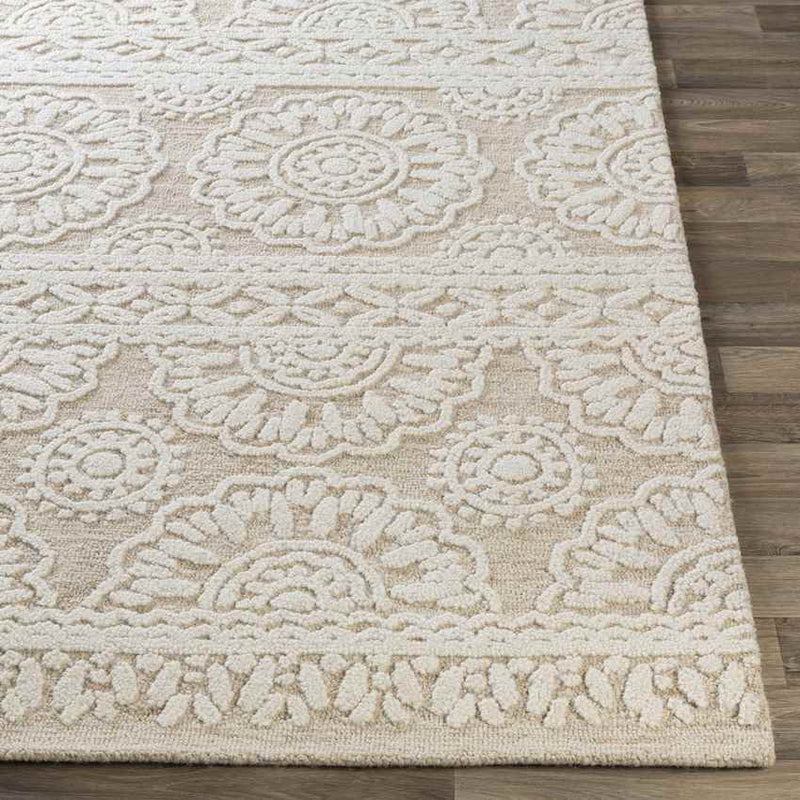 Newmarket Traditional Khaki Area Rug