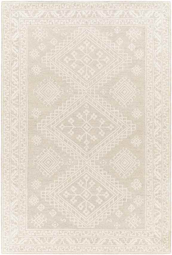 Ubbena Traditional Taupe Area Rug