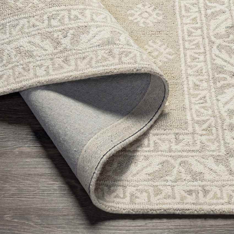 Ubbena Traditional Taupe Area Rug