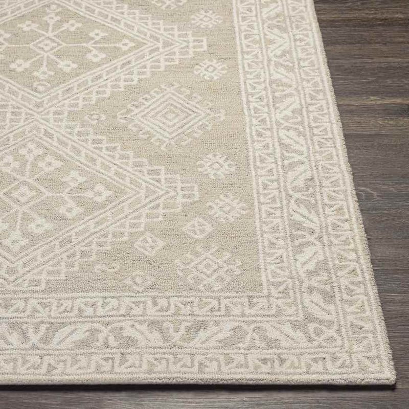 Ubbena Traditional Taupe Area Rug