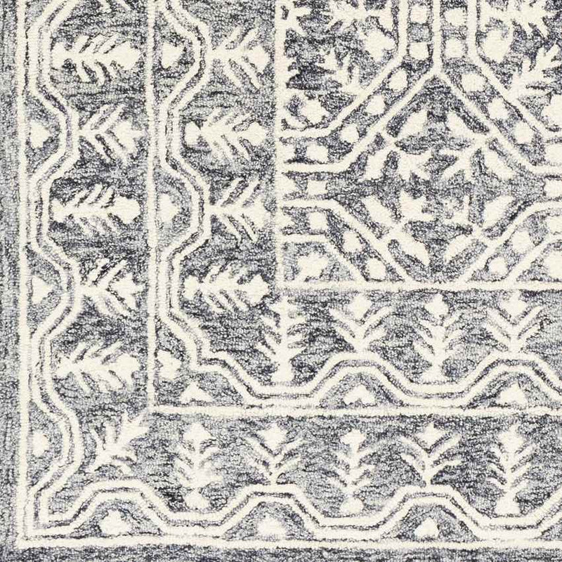 Valthe Traditional Dark Blue Area Rug