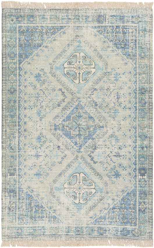 Sandown Traditional Navy Area Rug