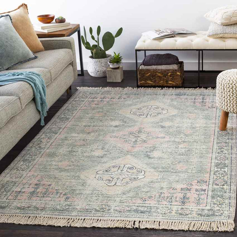 Sandown Traditional Sage Area Rug