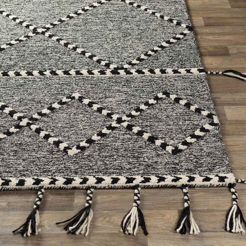 Liskeard Global Black Area Rug