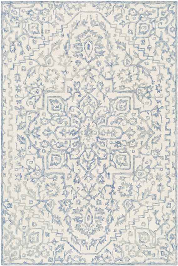 Normanton Traditional Denim Area Rug