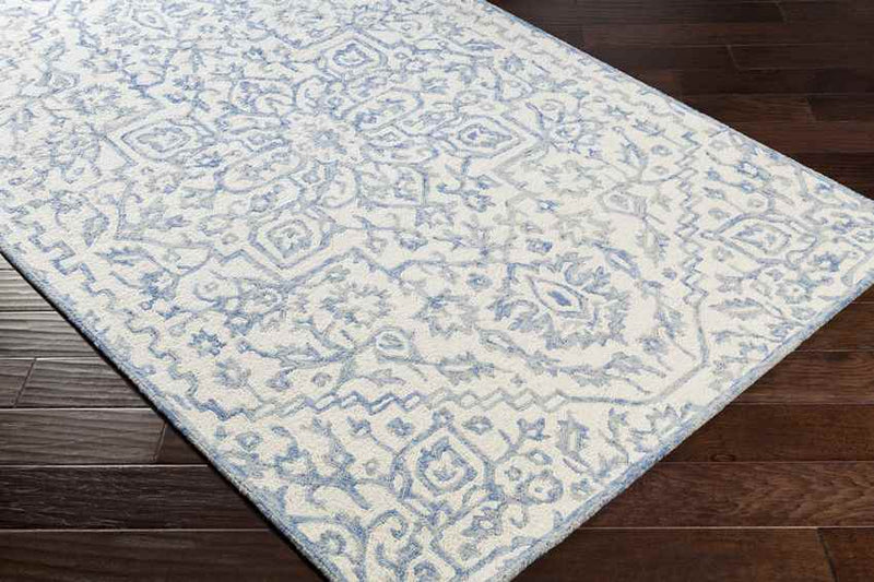 Normanton Traditional Denim Area Rug