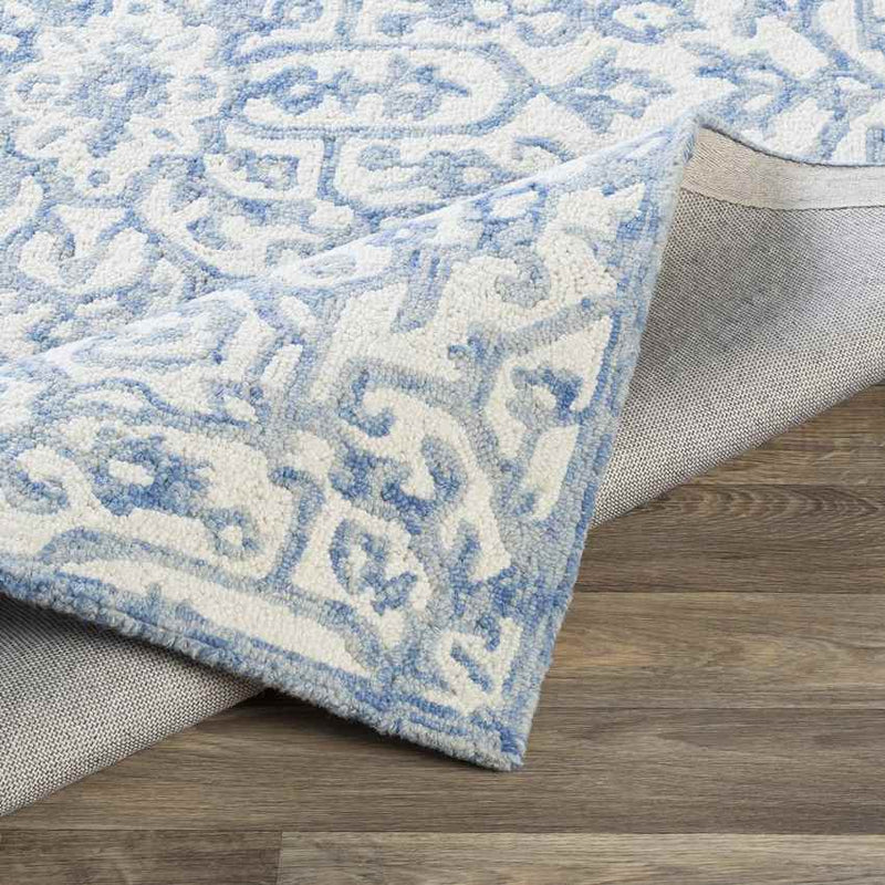 Normanton Traditional Denim Area Rug