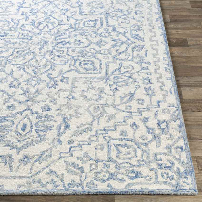 Normanton Traditional Denim Area Rug