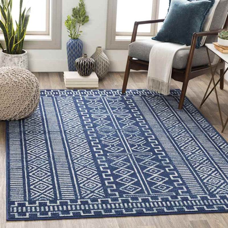 Zuideind Global Navy Area Rug