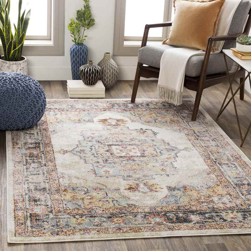 Zuidvelde Traditional Gray/Cream Area Rug