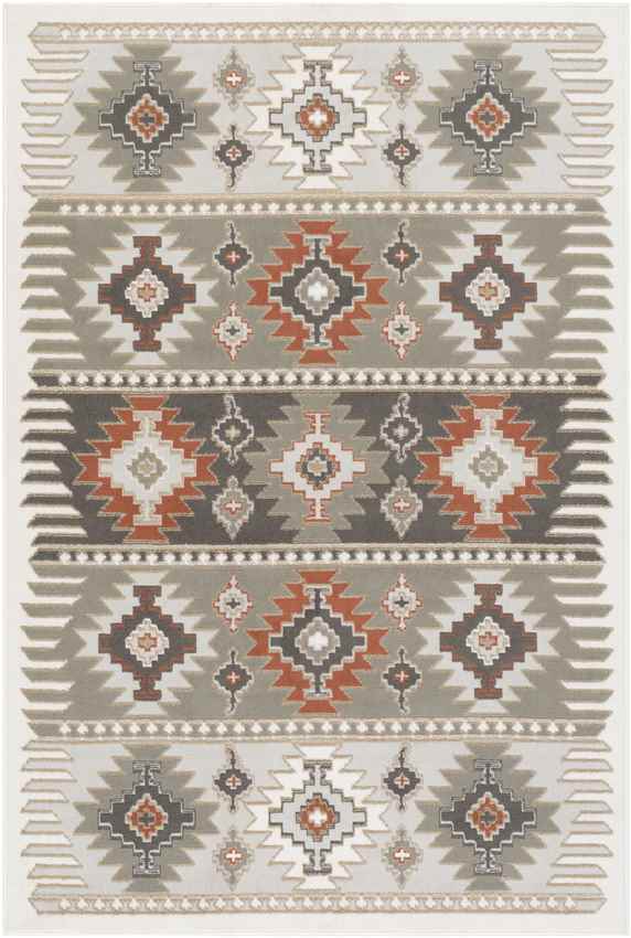 Landerd Rustic Light Gray Area Rug