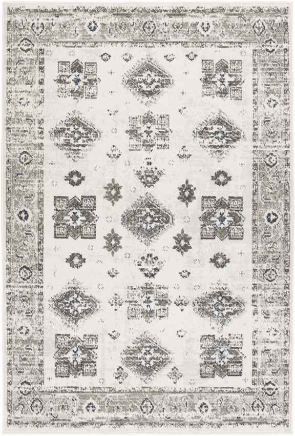 Royston Traditional Light Gray Area Rug