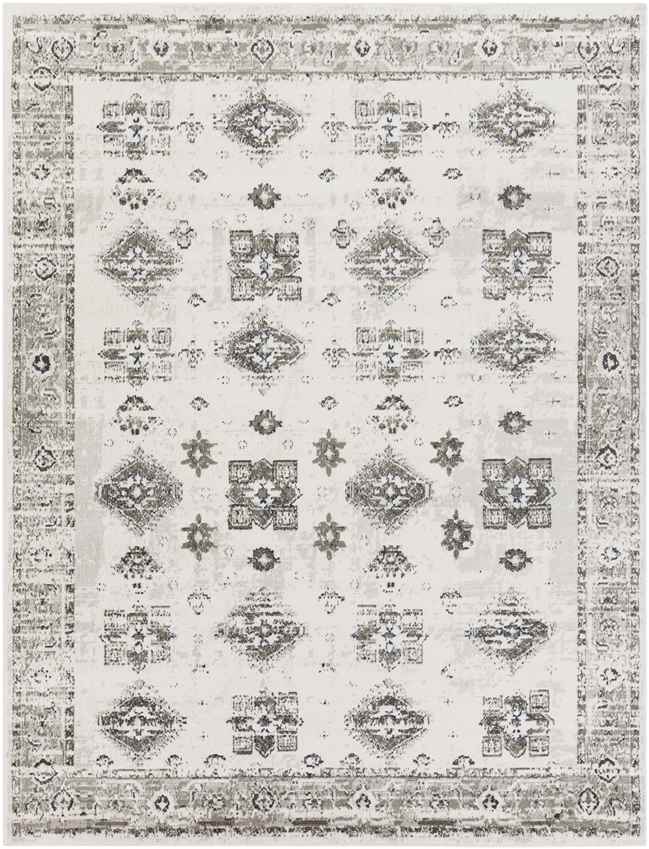 Royston Traditional Light Gray Area Rug