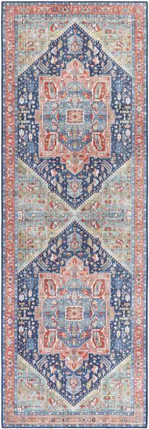 Maasdriel Traditional Navy Area Rug