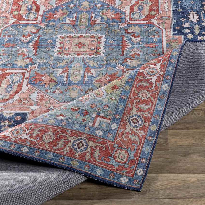 Maasdriel Traditional Navy Area Rug