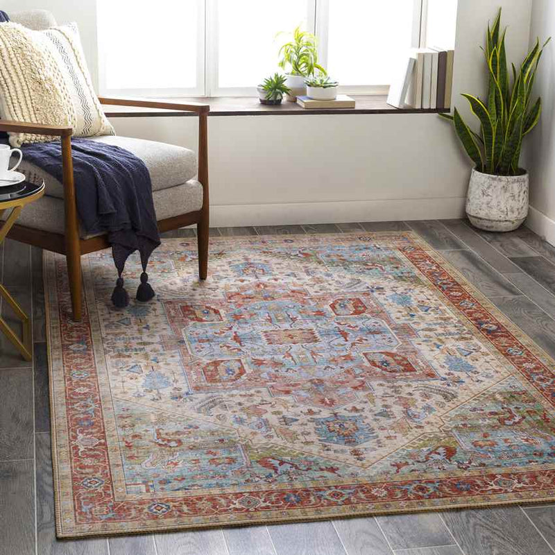 Maasdriel Traditional Beige Area Rug