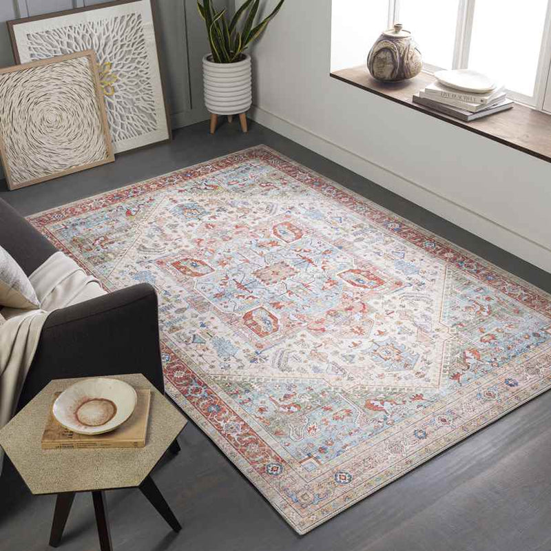 Maasdriel Traditional Beige Area Rug