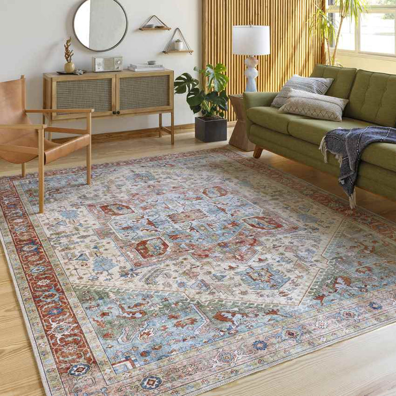 Maasdriel Traditional Beige Area Rug