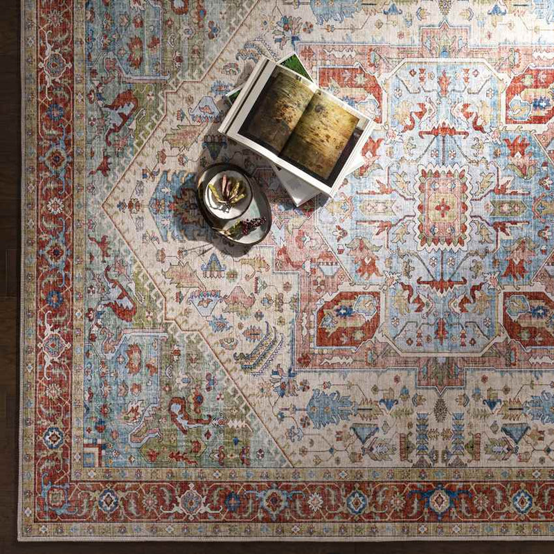 Maasdriel Traditional Beige Area Rug